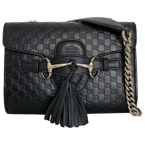 Gucci Emily Guccissima chain shoulder bag - Picture 1 of 12